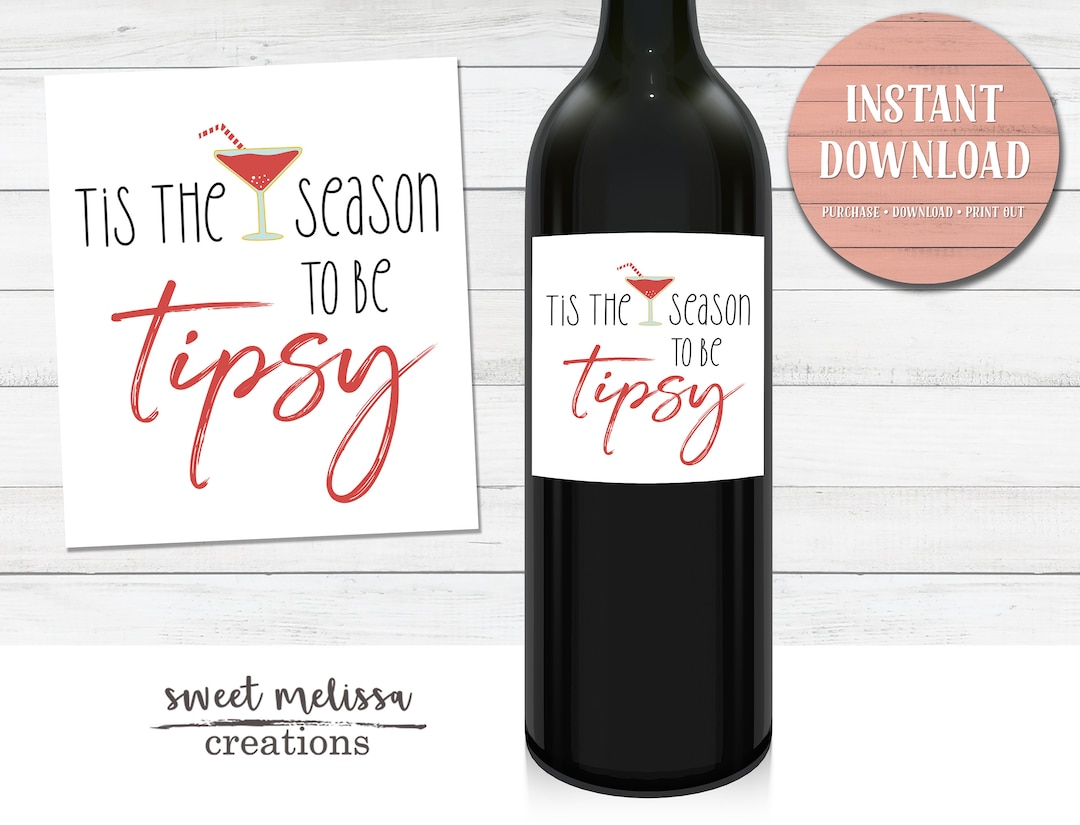 Tis the Season to Be Tipsy / Funny Christmas Gift Holiday Gift - Etsy