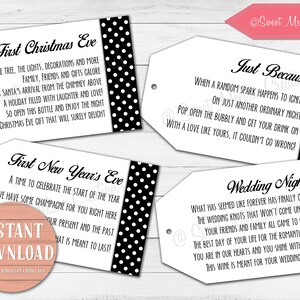 Milestone Wine Poem Tags: Bridal Shower/Bachelorette Party (Digital Download)