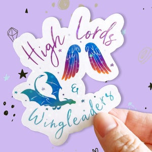 High Lords & Wing Leaders sticker - Fourth Wing -inspired -Officially Licensed Sarah J Maas Merch - Romantasy Bookish Sticker