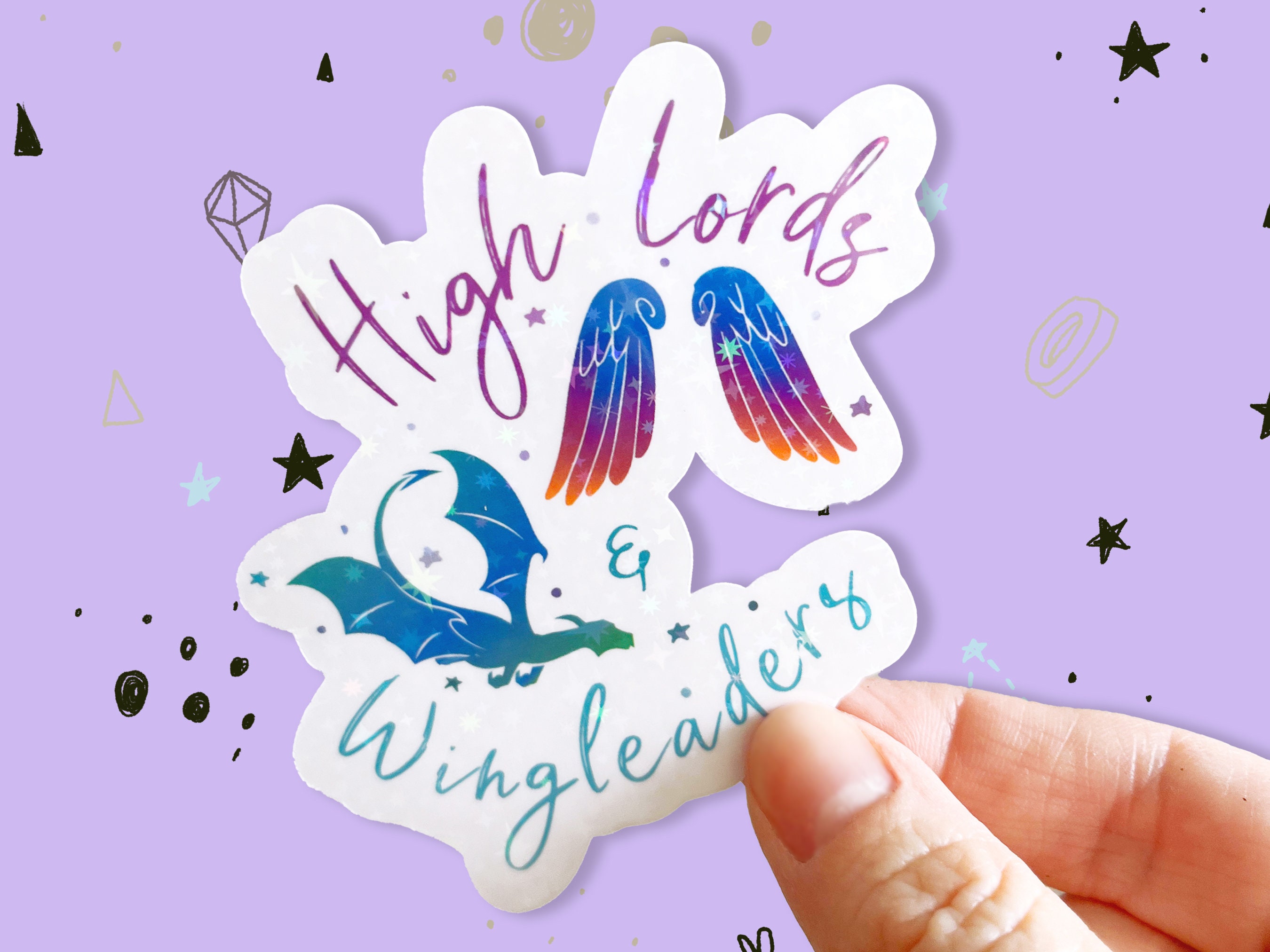 High Lords & Wing Leaders sticker - Fourth Wing -inspired -Officially Licensed Sarah J Maas Merch - Romantasy Bookish Sticker