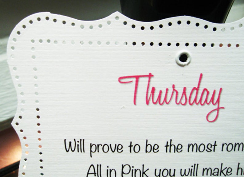 Panty Line Poem Bridal Shower Bachelorette Party 7 Days Etsy