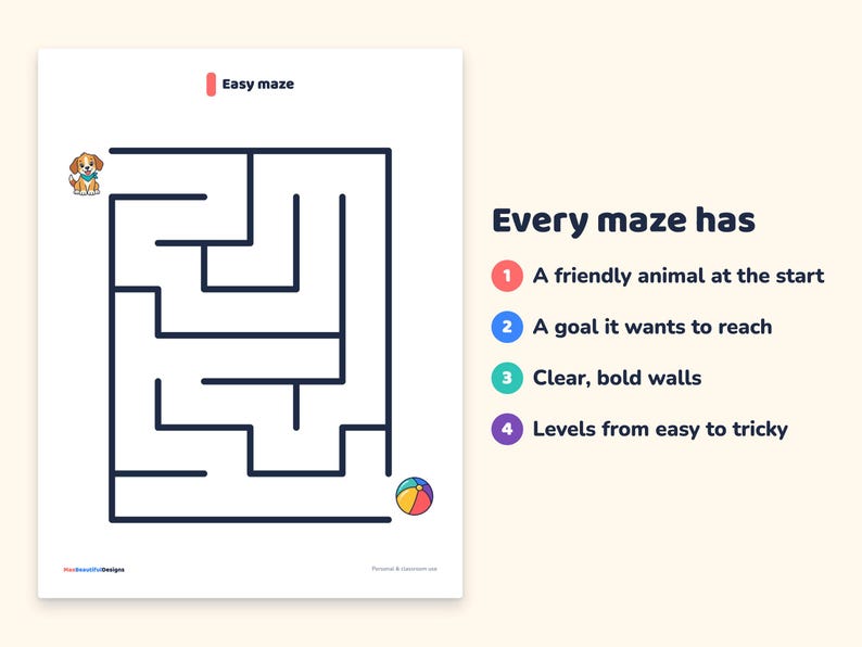 Simple Logic Problems Worksheet Mazes for Kids Printable, 62 Pages Logic Puzzles, Picture Sudoku, Spot ...