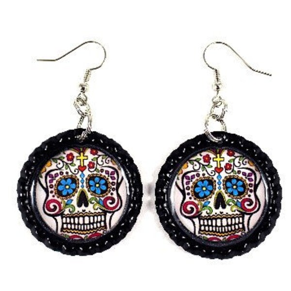 Skull Bottle Cap Etsy