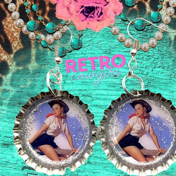 Cowgirl Pinup Jewelry Etsy