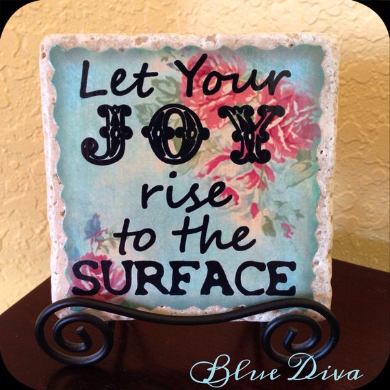 Items similar to Positive Quote Decorative Tile/Coaster/plaque on Etsy