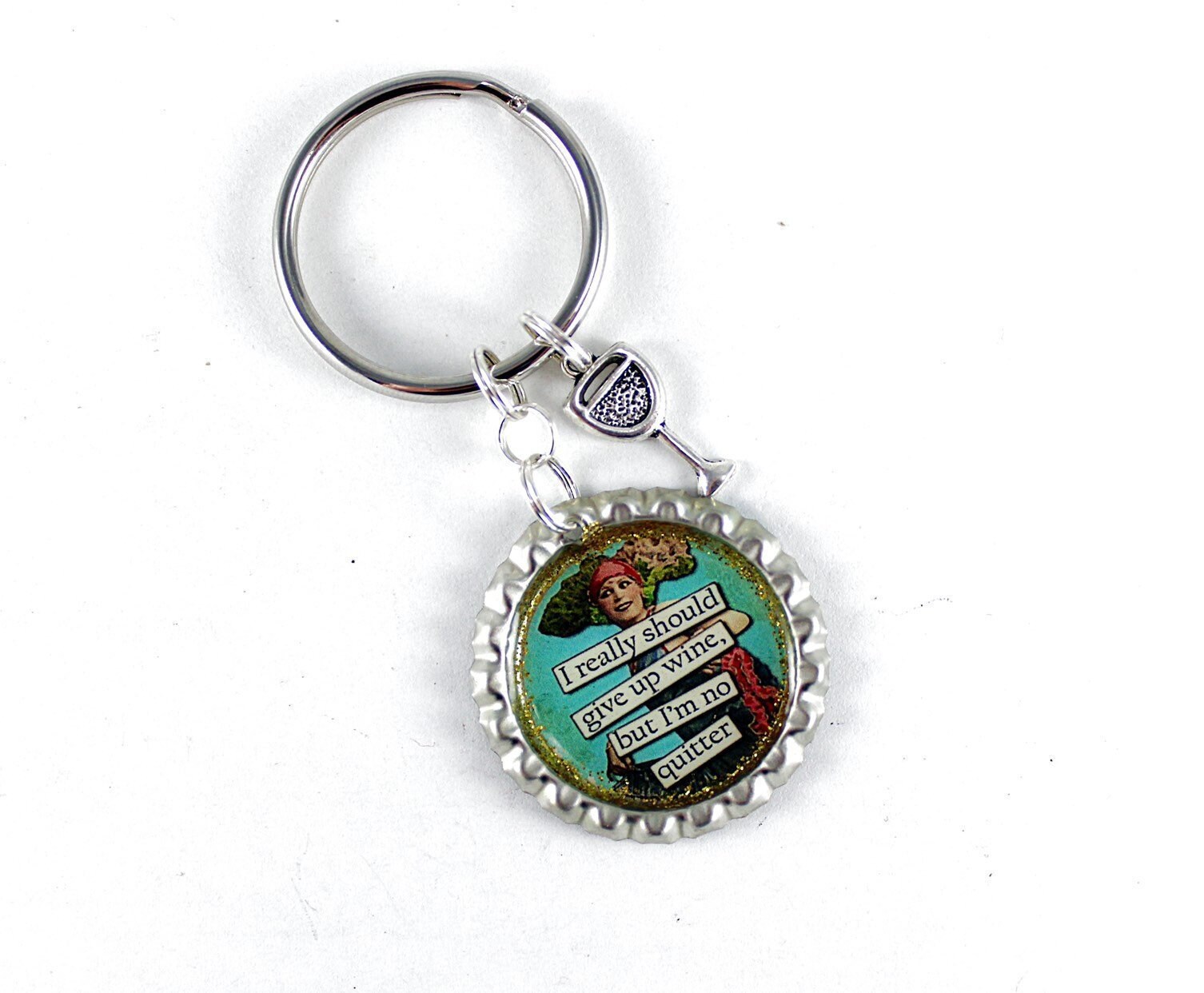 Wine Keychain Alcohol Keychain Wine Lover Gift Funny Etsy Canada