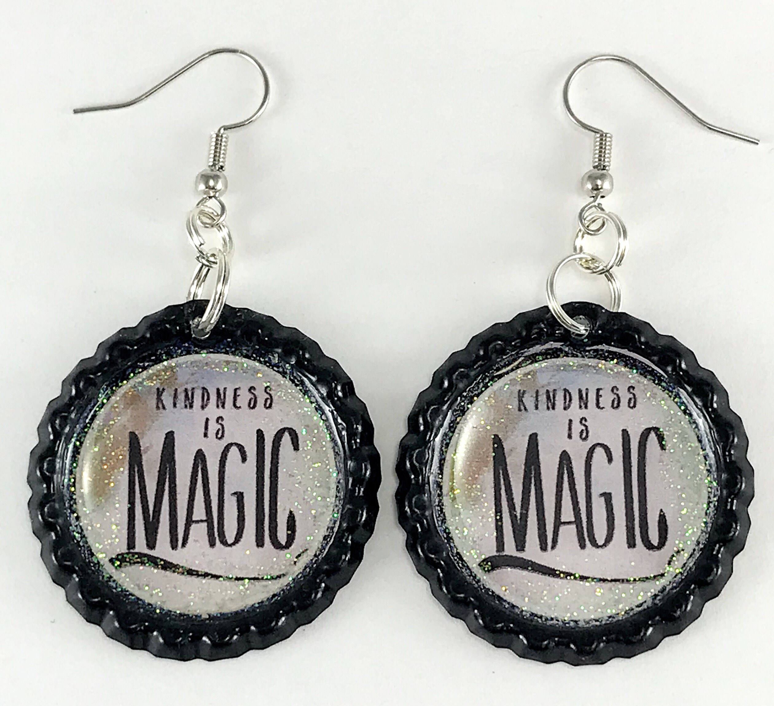 Magic Earrings Positive Quote Boho Jewelry Unique Jewelry Etsy Australia