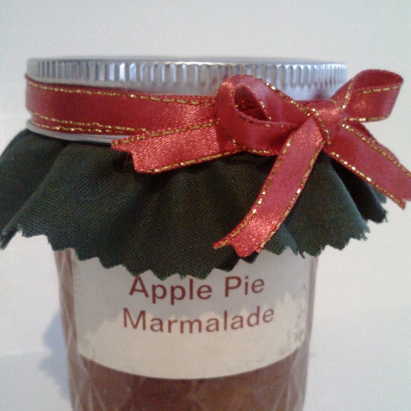 Apple PIE Marmalade/ Christmas/ SPECIAL EDITION// Hostess Gift/ Gluten-Free/ 8 oz/ Treasury Item