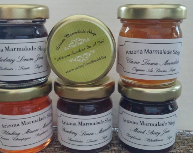 Six Sample Jam Set / Jam Gift Set / CIJ/ READY to Ship/jam Etsy