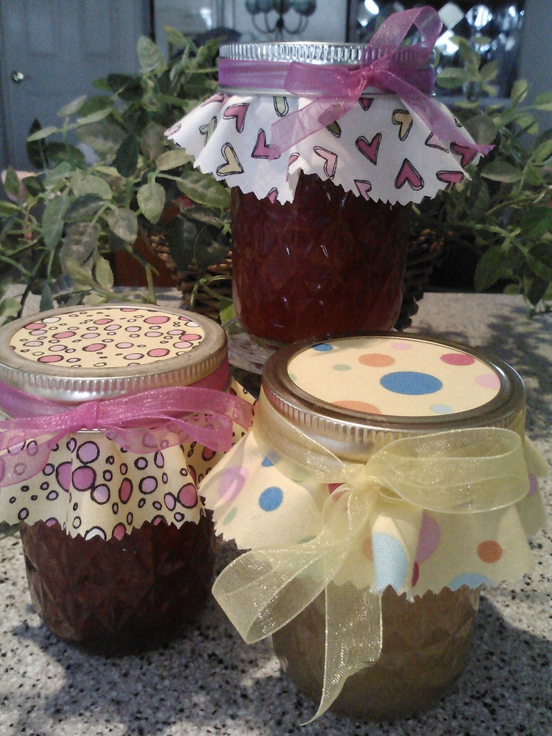 Four Pack Jam & Jelly Gift/ Hostess Gift Pack / 5 Jars/ 8 oz /Holiday Gift /Christmas Gift/ Hostess Gifts image 2