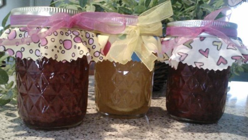 Four Pack Jam & Jelly Gift/ Hostess Gift Pack / 5 Jars/ 8 oz /Holiday Gift /Christmas Gift/ Hostess Gifts image 3