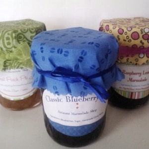 Four Pack Jam & Jelly Gift/ Hostess Gift Pack / 5 Jars/ 8 oz /Holiday Gift /Christmas Gift/ Hostess Gifts image 1