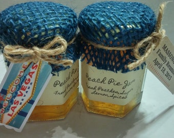 Rustic Reunion Jam Favors/ Souvenir Favors /Family Reunion/ Corporate Event Favors/2 Oz Mini Jams