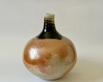 Black Celedon Accented Soda Bottle