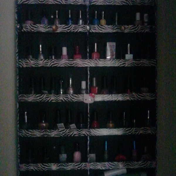 Custom made nail polish rack Request a different print