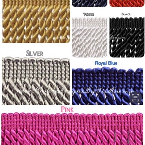 2.5&quot; (inch) Bullion Fringes - Sold Per Yard and Purchased Alone with NO other Item