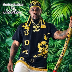 Side TRIBAL Tshirt (Fringes Optional)