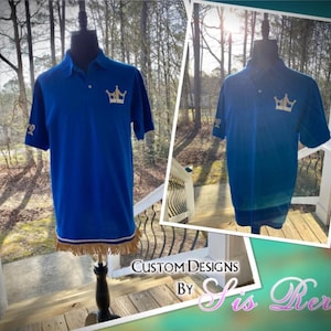 Crowned Hebrew Israelite Polo Style Shirt