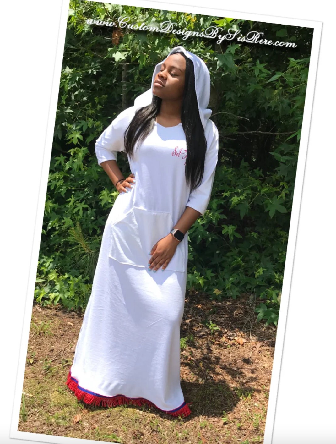 Hooded Maxi Jersey Dress - Etsy