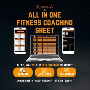 All-In-One FITNESS COACHING SHEET | Das komplette Google Sheets System für Coaches & Personal Trainer