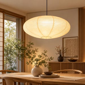 Japandi Ceiling Light - Etsy