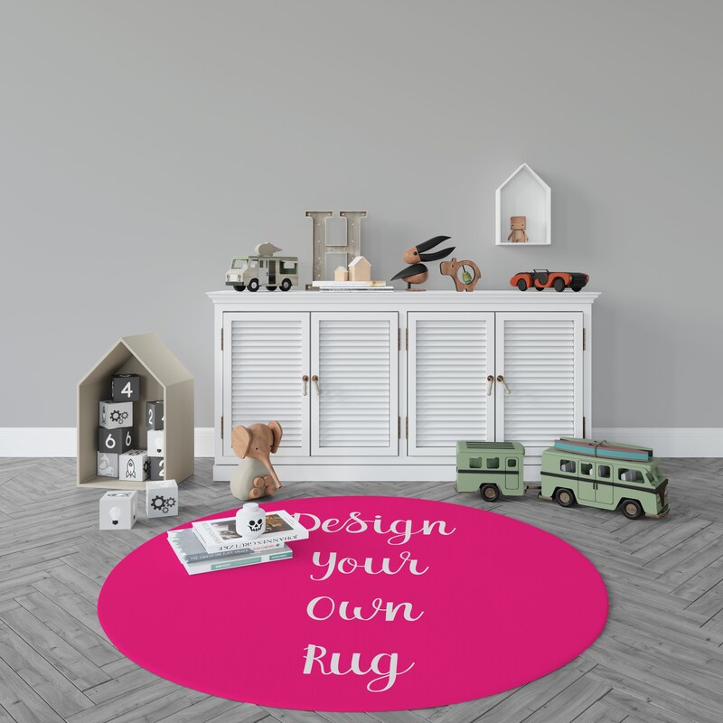 Custom Round Rug - Etsy