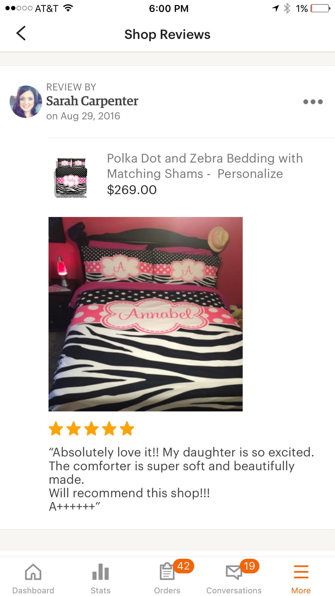 Polka Dot and Zebra Bedding With Matching Shams Personalize Etsy