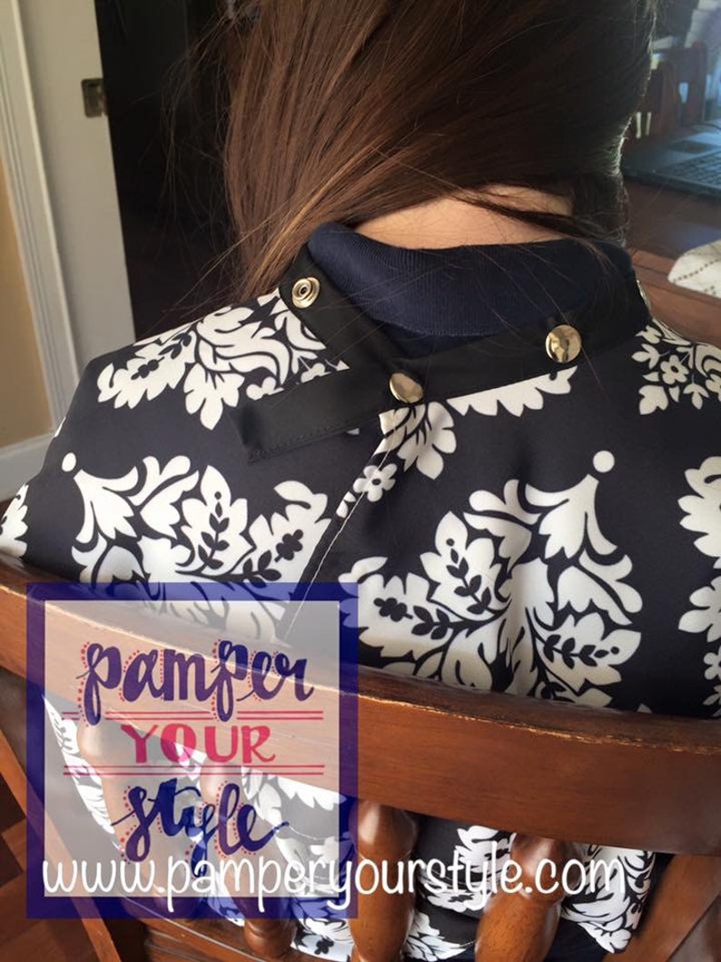 Hair Salon Custom Cape Cosmetology Cape Hair Cutting Cape Etsy