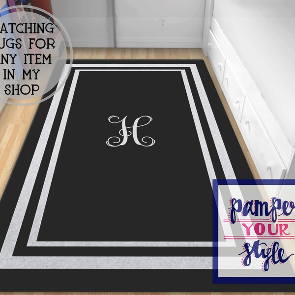 Personalized Rug Etsy