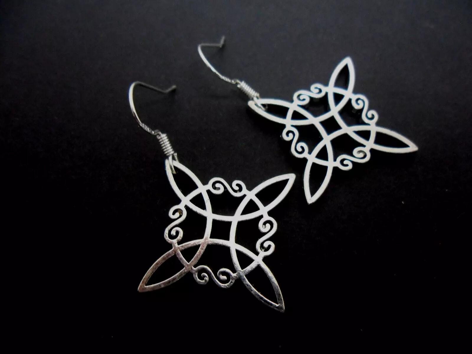 VALKNUT NODO DI Wotan Orecchini Bronzo Simbolo Gioiello Nuovo EUR 10,75 - Foto 14