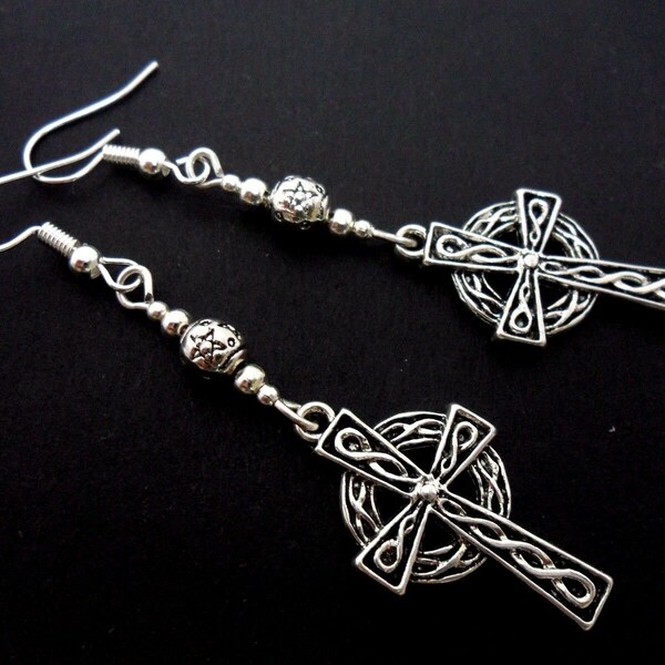 Men's Dangle Skull Earrings In Sterling Silver - Foto 12