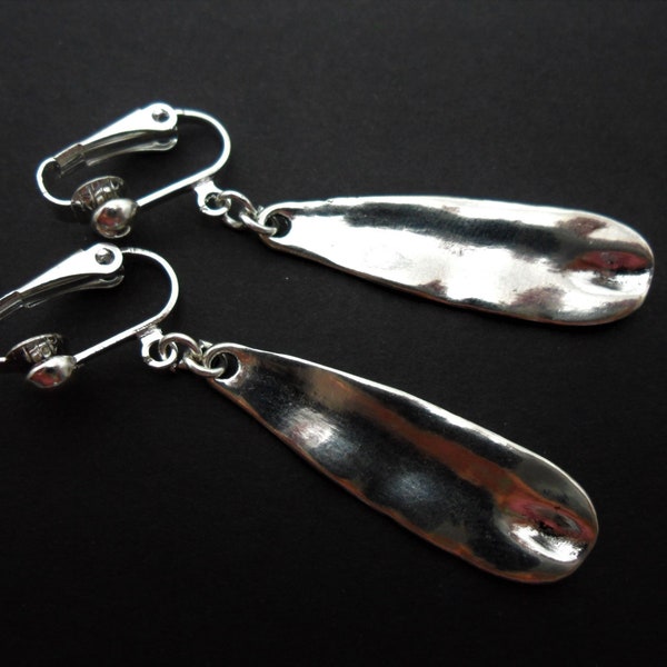 thumbnail image 2 of Pretty Tibetan Silver Leaf Dangle Earrings – Handmade, Hook Closure, New With Tags 2 of 14