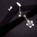 Black Velvet Diamant&eacute; Chain Choker | New Look