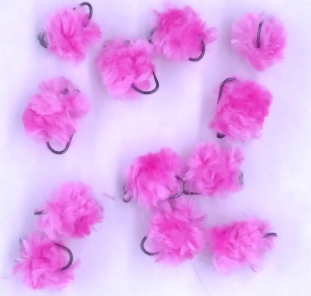 12 Brass Bead Head Egg Pattern Fly Fishing Flies Euro Etsy