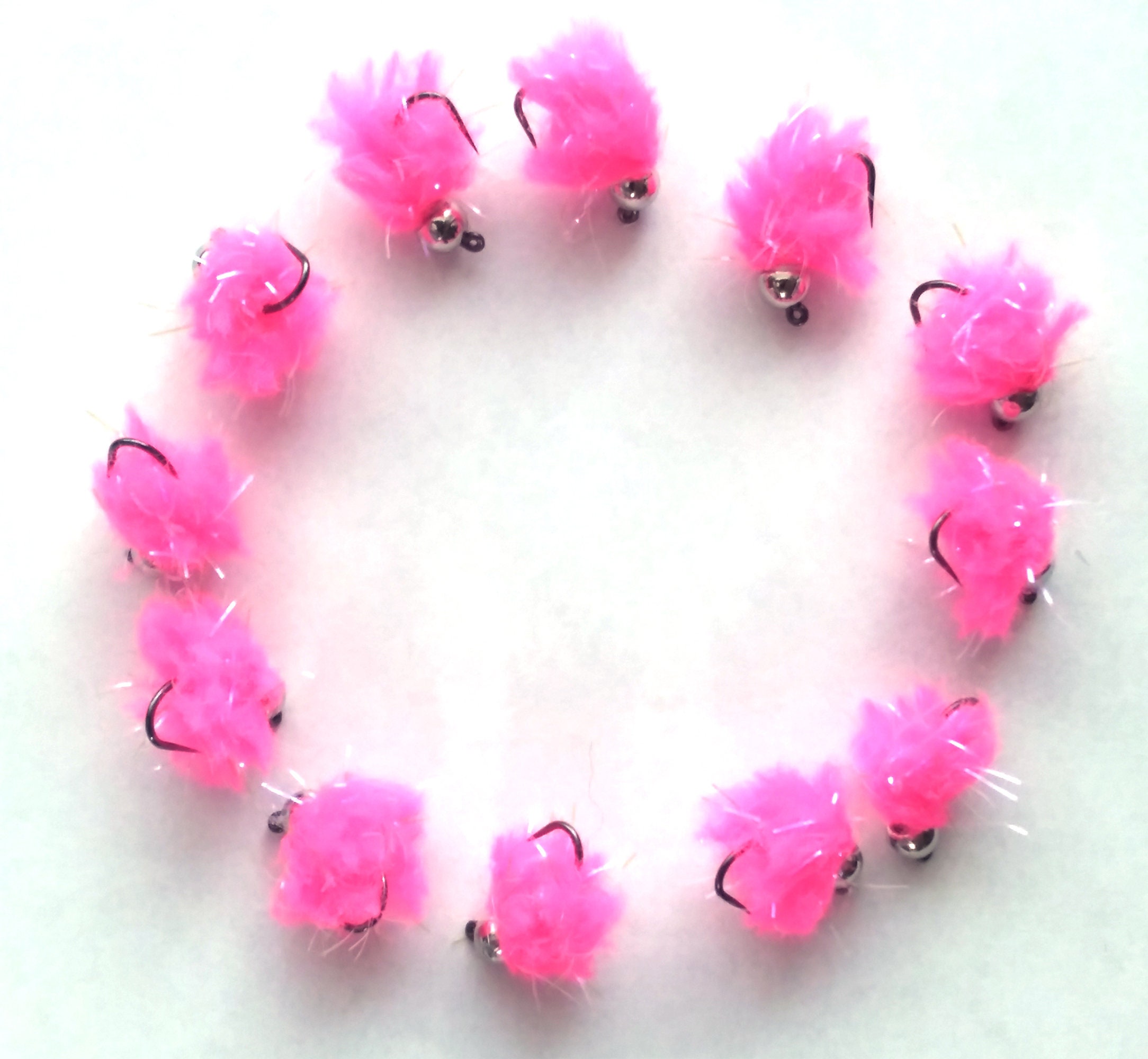 Eggstasy 12 Tungsten bead head Fly Fishing Flies Egg Pattern Etsy