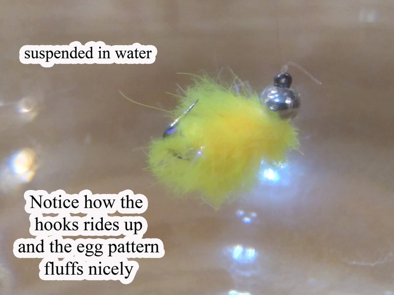 Eggstasy 12 Tungsten bead head Fly Fishing Flies Egg Pattern Etsy