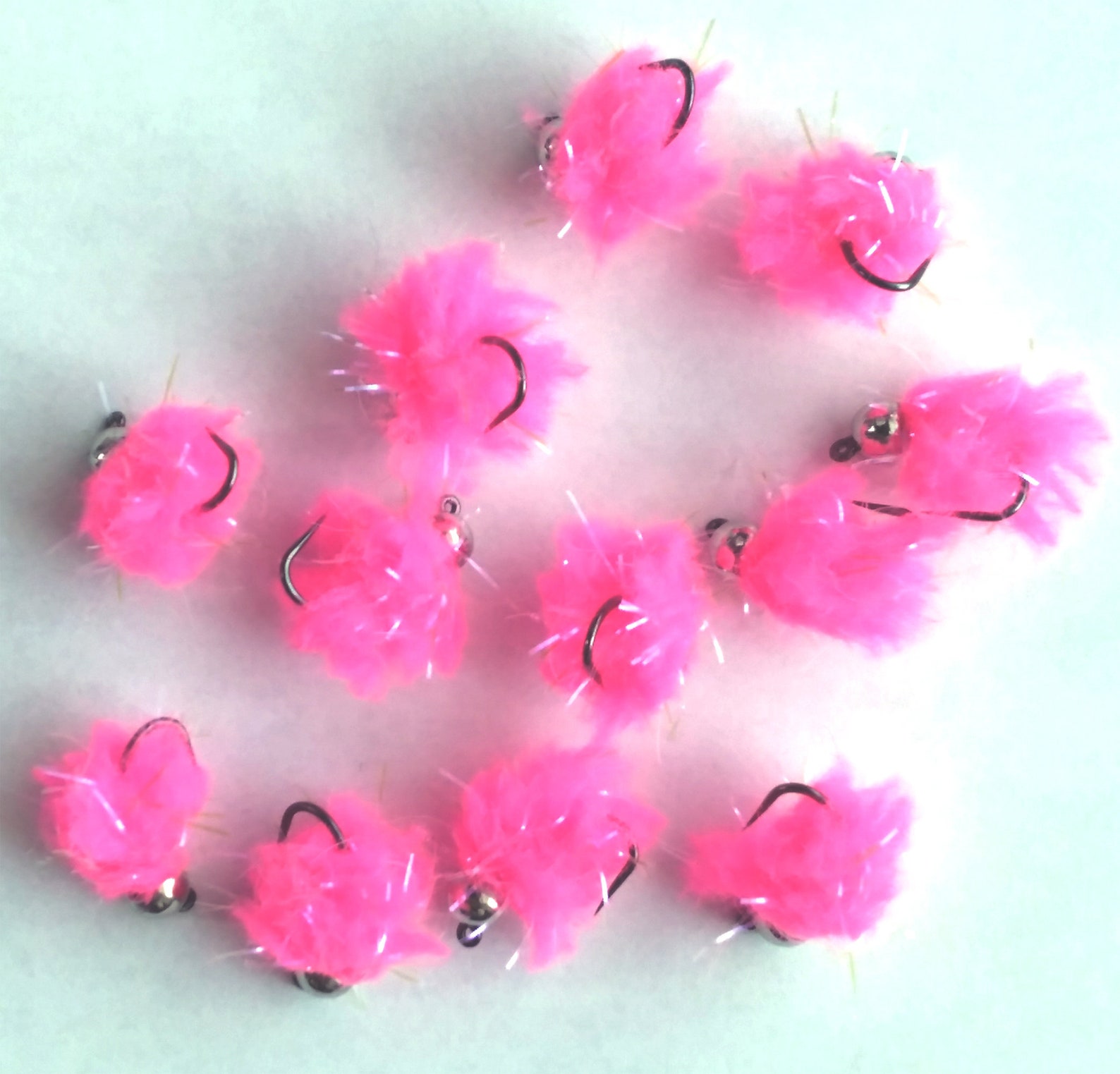 Eggstasy 12 Tungsten bead head Fly Fishing Flies Egg Pattern Etsy