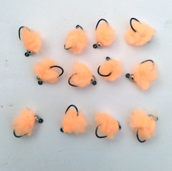 1 Doz 14 3.0 Tungsten Sockeye / Peach Eggstasy Fly Fishing Flies Egg Pattern  Fly Euro Nymphing -  Denmark