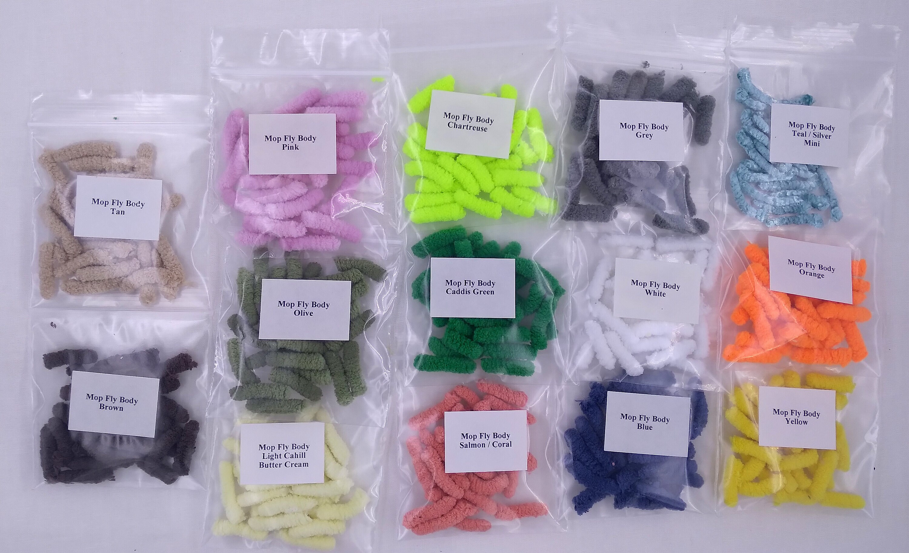 MOP FLY Body Material 14 Pack SAMPLER Selection 14 different Etsy