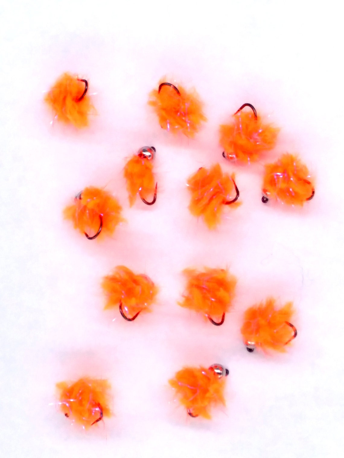 Eggstasy 12 Tungsten bead head Fly Fishing Flies Egg Pattern Etsy