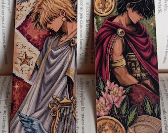Marque-page illustré - Patrocle & Achille