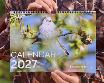 Wildlife Calendar 2027 by Leopold Müller