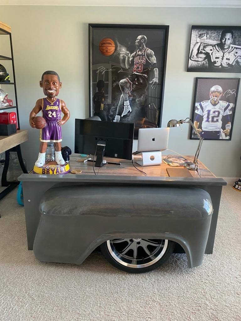 Desk Truck Bed Man Cave Desk Furniture Garage Decor - Etsy