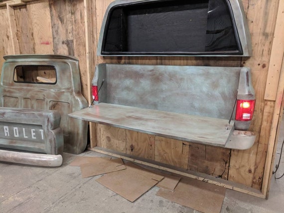 Fold Down Tailgate Desk And Tv Mount Etsy