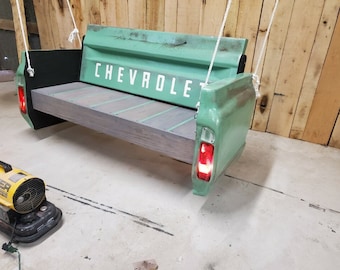 Truck Tailgate Bench Swing Etsy
