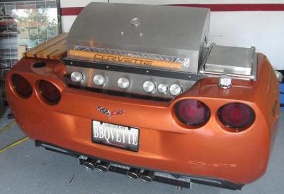 Custom Made BBQ Pit Mancave Decor Car Barbeque Grill Etsy