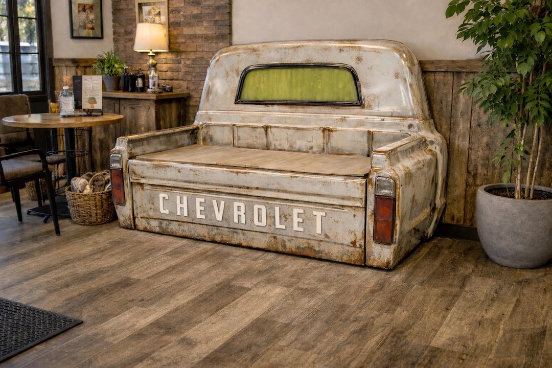 67-72 Truck Bench Mancave Garage Tailgate Cab Bench - Etsy