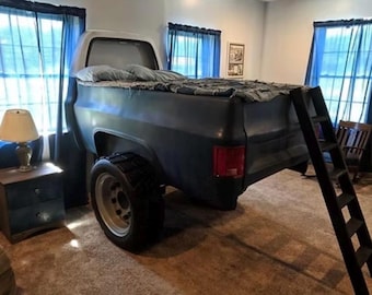 Square body twin bed monster truck 4wd