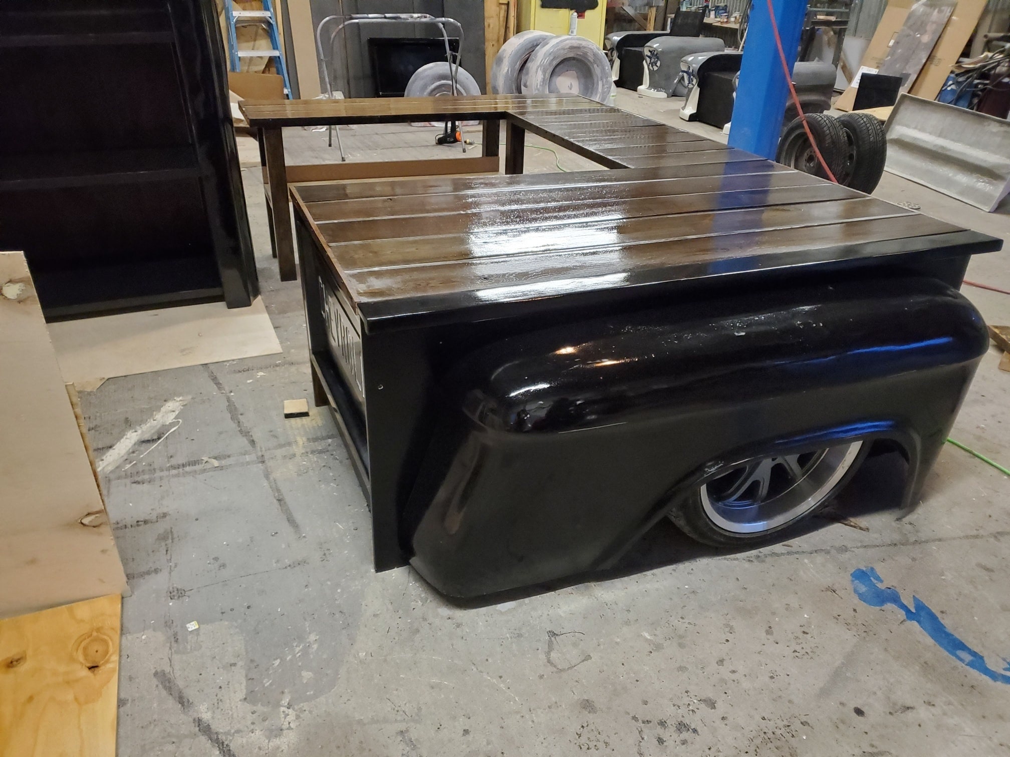 Office desk truck bed mancave decor garage furniture office Etsy