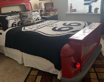 Queen truck bed garage furniture car mancave kids bedroom